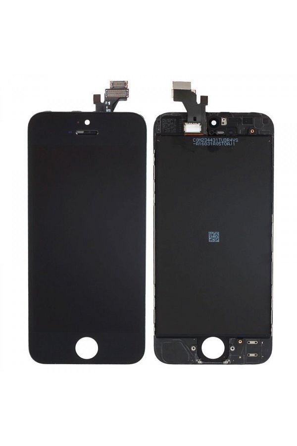 Nettech-Teknonet iPhone 5 Compatible Aa Quality Lcd Touch Slatted - Black 1
