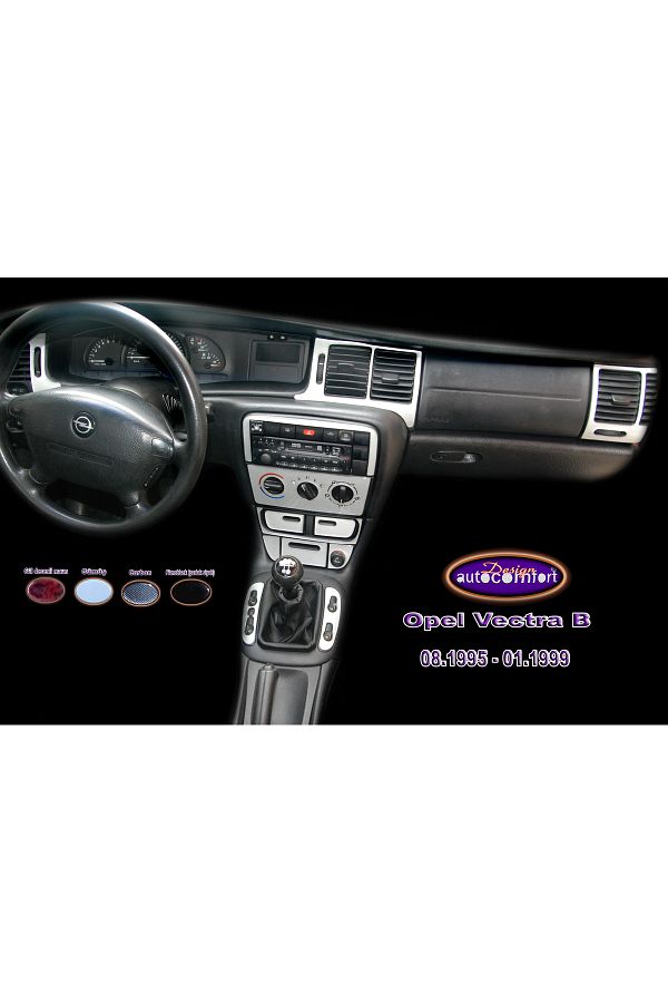 ODAC TUNING-Opel Vectra B Silver Gray Color - Glove Box, Console and Trim Set 1