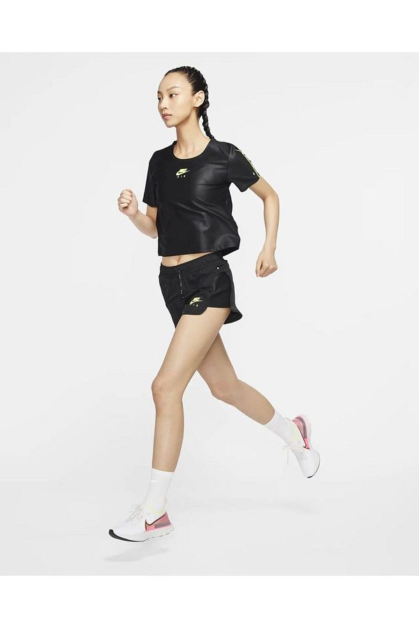 Nike Air Women s Graphic Running T shirt Top Dj0909 010 Trendyol