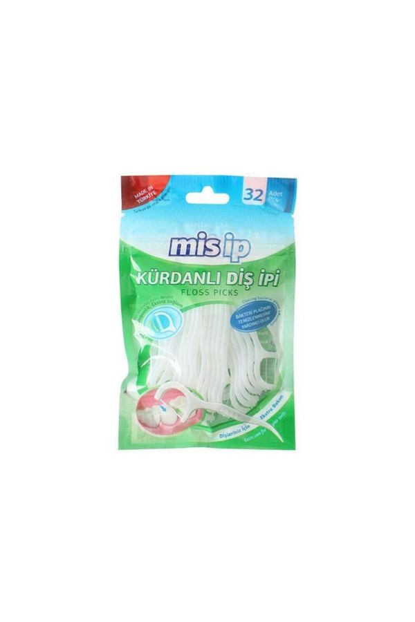 Mis İp-Mis Ip Tooth Rope with Toothpick 32 Count 1