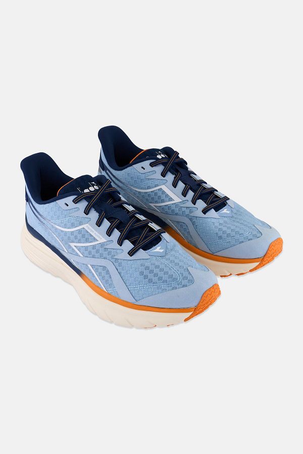 Diadora Men Equipe Nucleo Lace Up Sports Shoes Blue Combo Trendyol