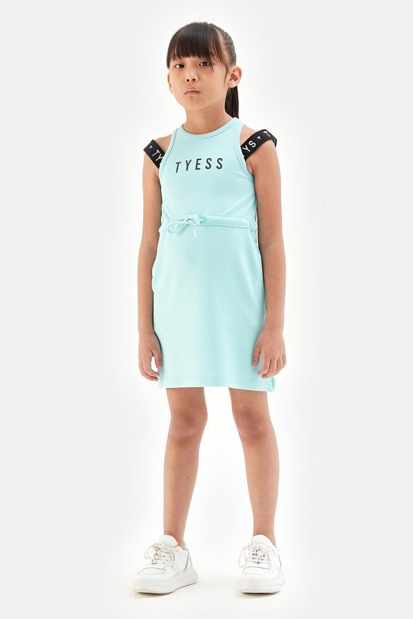 Tyess-Bg Store Girl's Blue Dress 23ss1tj4926 1