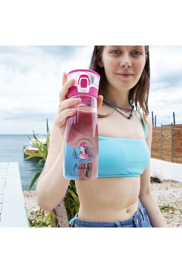ANEMOSS-Seemannsmädchen Tritan Trinkflasche 600 ml 1