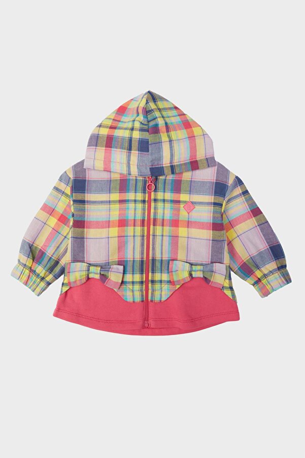GB Baby Bg Store Kız Bebek Ekose Eşofman Üstü 23fw0bg2410