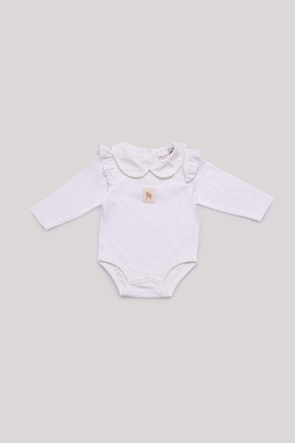 Layette BG Store Kız Bebek Ekru Body