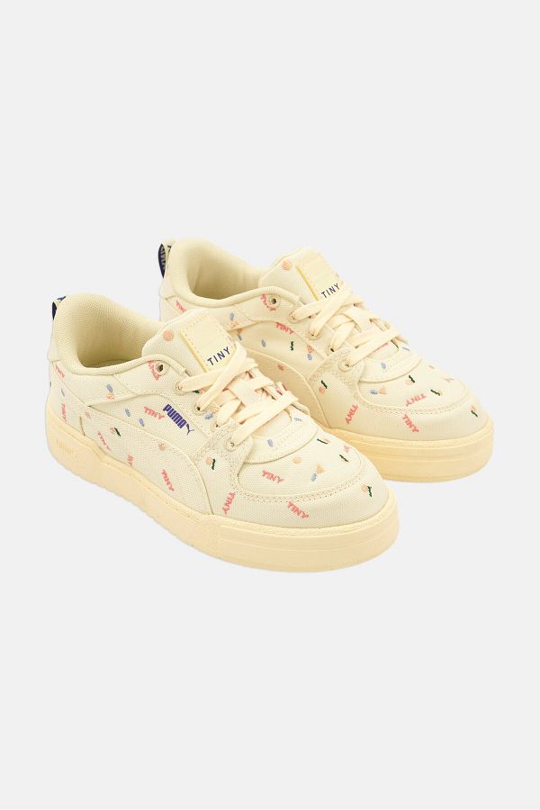 Puma x Tinycottons Kids Girl Ca Pro Lace Up Outdoor Shoes Light Yellow Trendyol