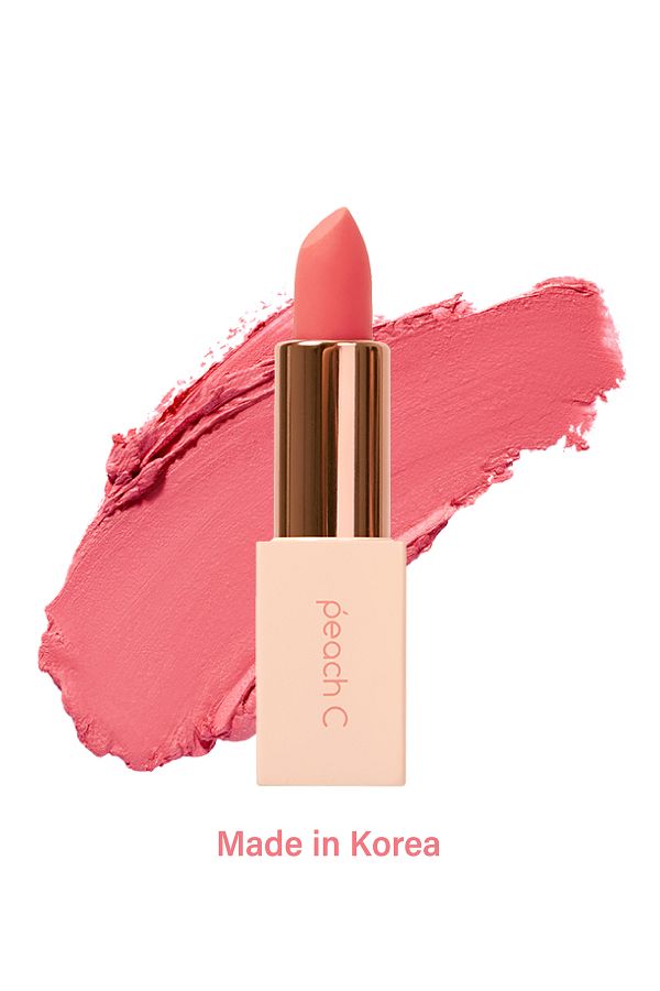 Peach C-Easy Matte Lipstick - Natural Look Matte Lipstick - 01 Spring Coral 1