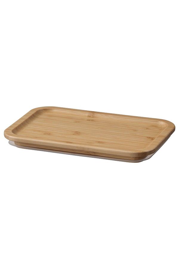 IKEA-365 Bamboo Rectangular Storage Container Lid - 50381907 1