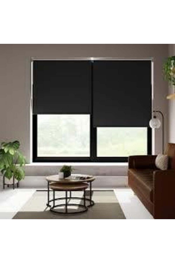 Özel Jaluzi-Black Blackout Roller Blinds 1