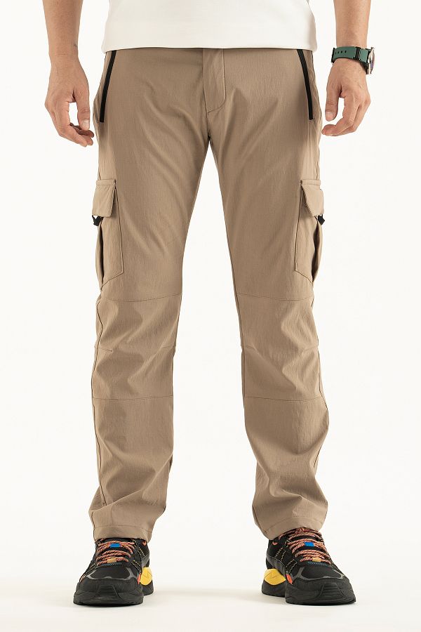Souris Men s Stone Color Standard Cut Water Repellent Lycra 5 Pocket Outdoor Cargo Pants Trendyol