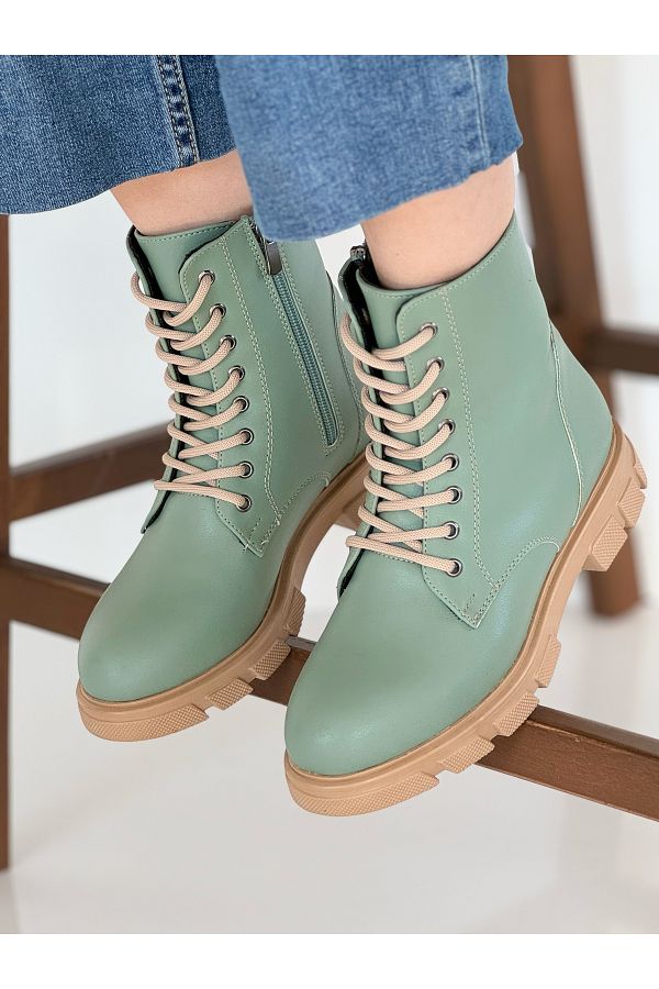 Mint green booties discount
