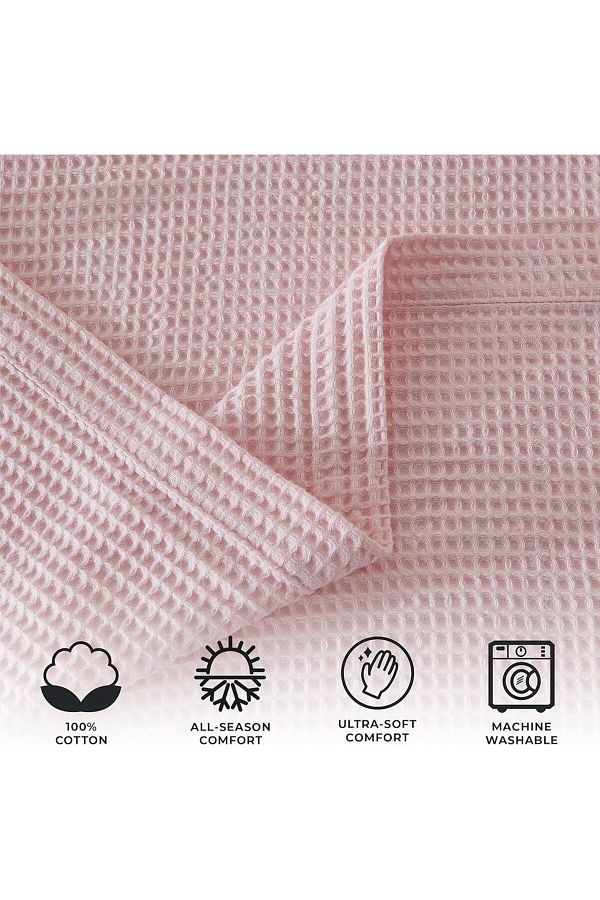 GİNETEKS-Waffle Pi̇ke Single Person (170X230&Lux Pi̇ke Cover 1