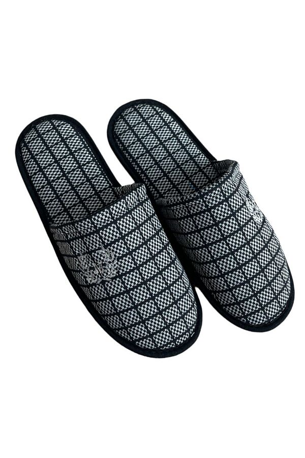Liger-Black Men's Winter House Slippers 1