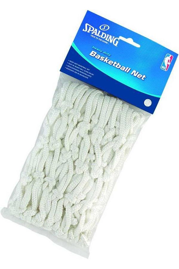 SPALDING-White Heavy Duty Net Basketball Net - 8235SCNR 1