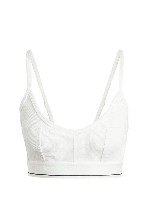 Cropped ribbed bra top adidas store