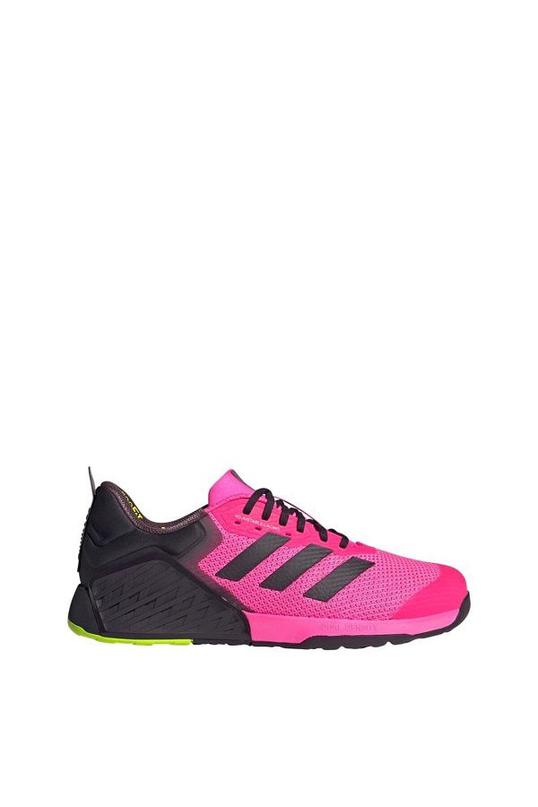 Hot pink and black adidas shoes hotsell
