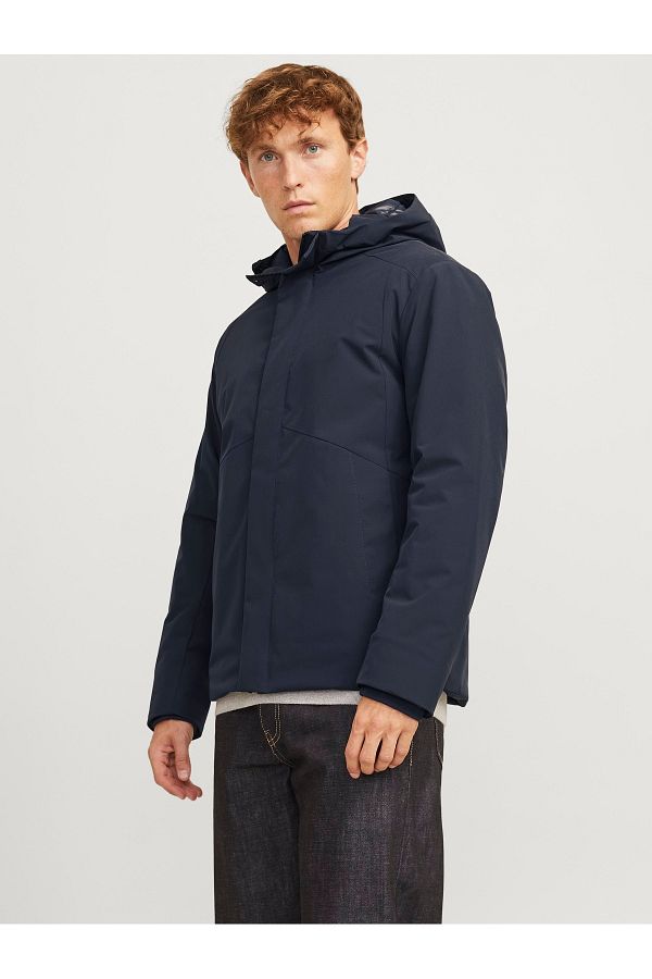 Jack Jones Jack Jones Men s Waterproof Hooded Jacket 12258405 Trendyol