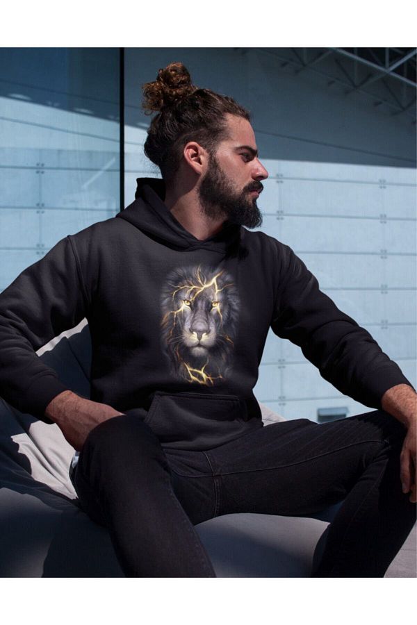 Lightning lion hoodie cheap