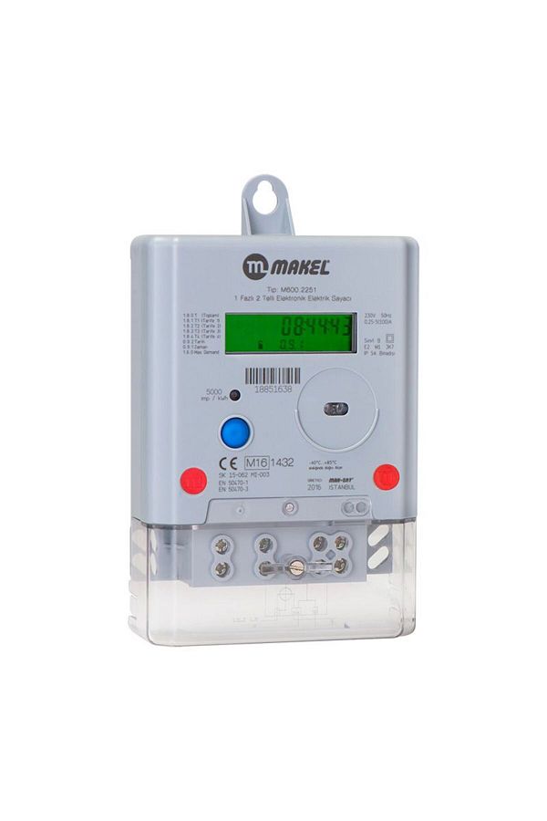 MAKEL-عداد رقمي أحادي الطور 5 100a 1