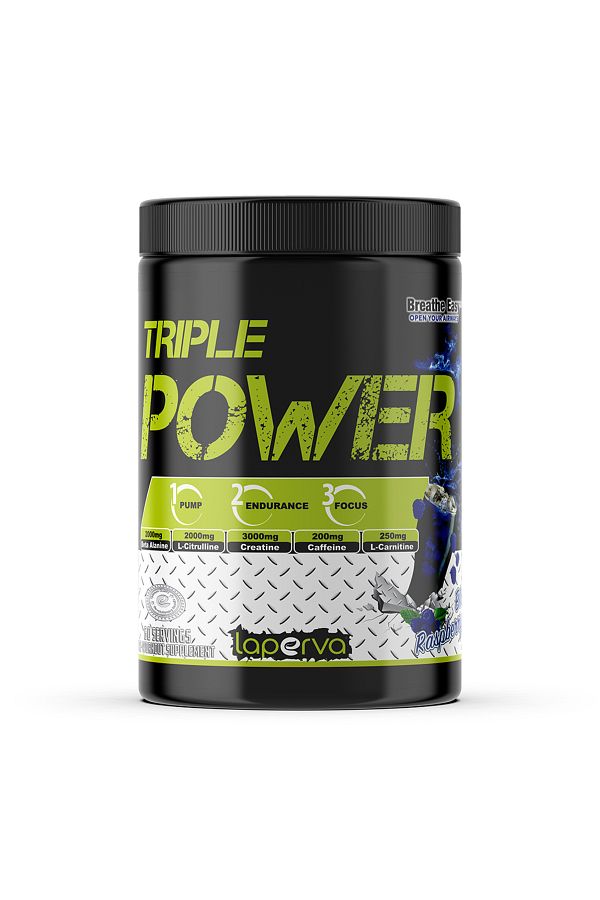 Laperva-Triple Power Pre-workout, Blue Raspberry, 60,enhance Physical Performance And Reduce Tiredness. 1