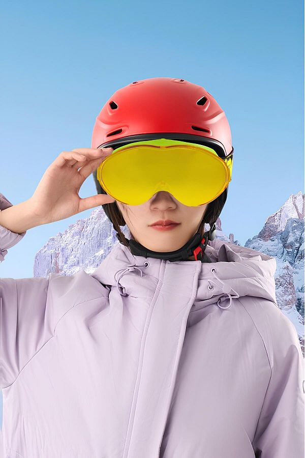 Badem10 Bellasimo Ski Goggles with Replaceable Lens Antifog Sun Snow Glasses Yellow Snowboard Glasses Trendyol
