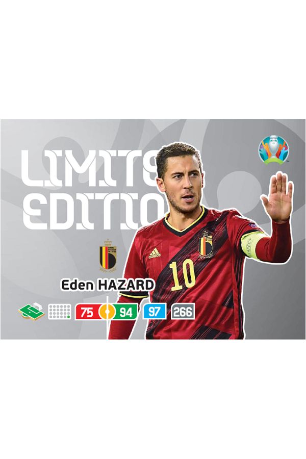Panini-Adrenalyn XL - Euro 2020 Football Cards, Eden Hazard Limited Edition 1
