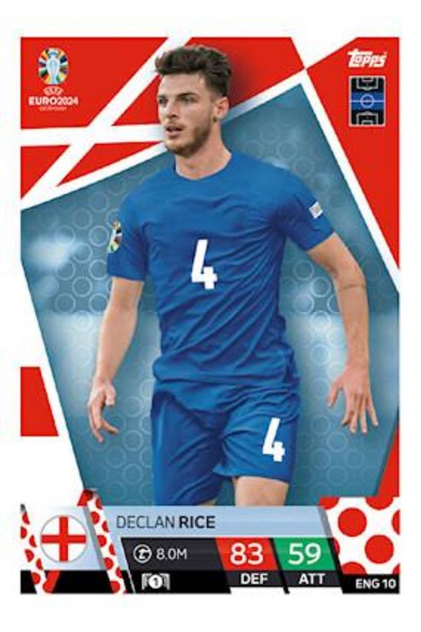 Topps-Match Attax Euro 2024 Football Cards Uk Declan Rice Eng10 1
