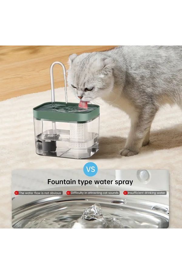 Waterfall cat fountain cheap