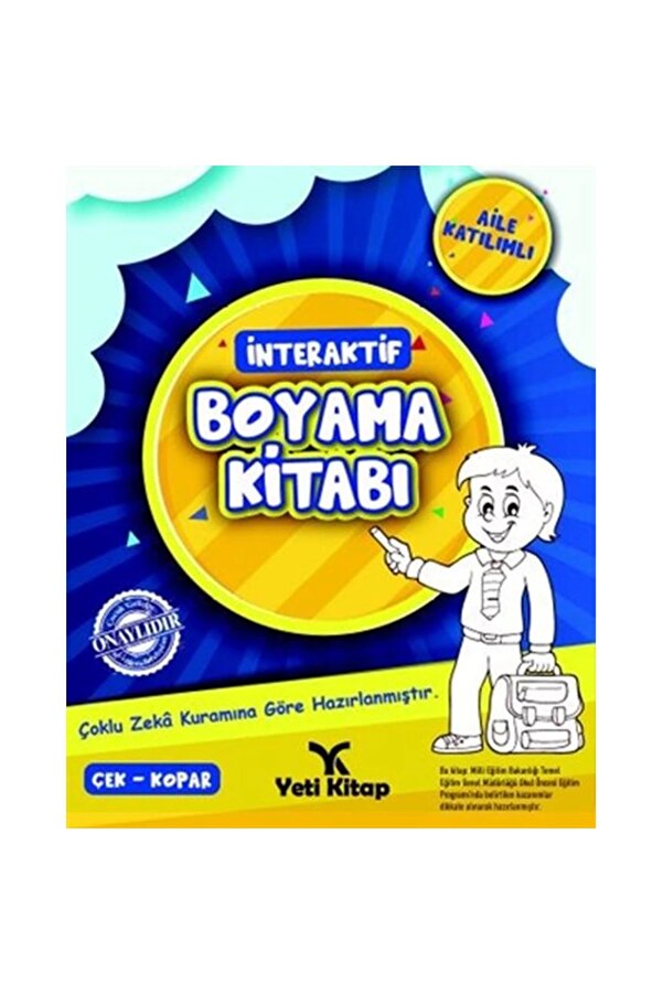 yeti kitap YETİ - İNTERAKTİF BOYAMA KİTABI