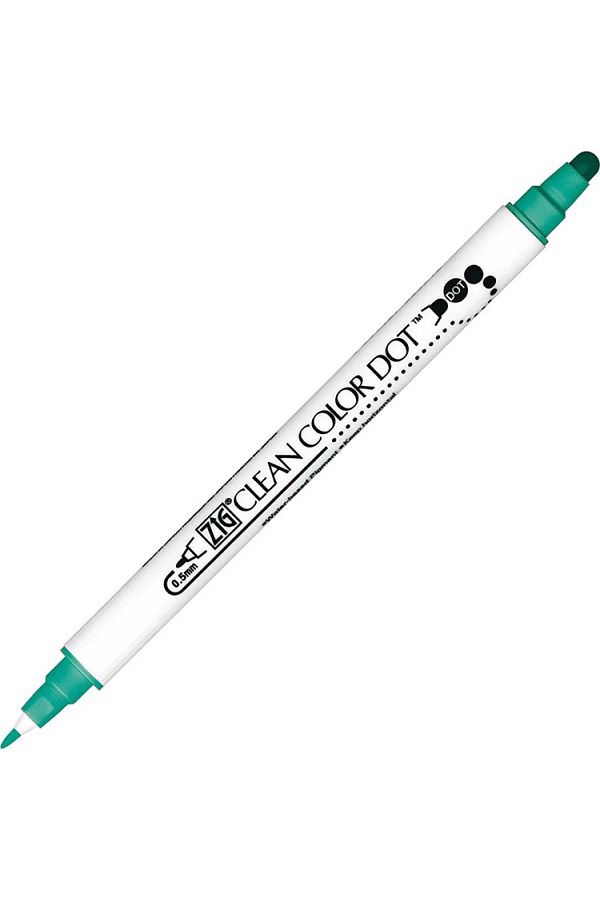 Zig-Clean Color Double Tip Dot Pen Tc-6100 042 Ocean 1