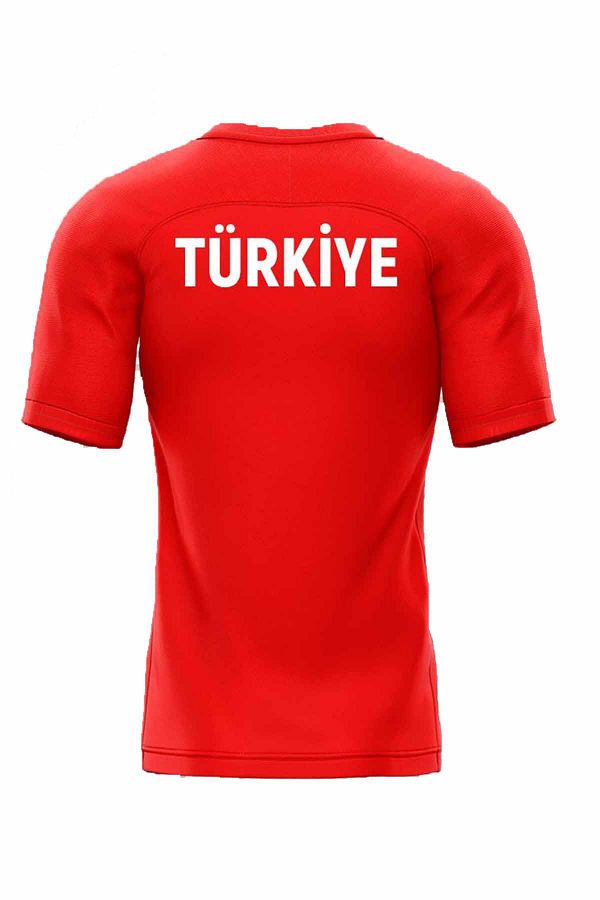 Nike Men s T shirt Nkt100 red Turkey National Team Jersey B 0 Trendyol