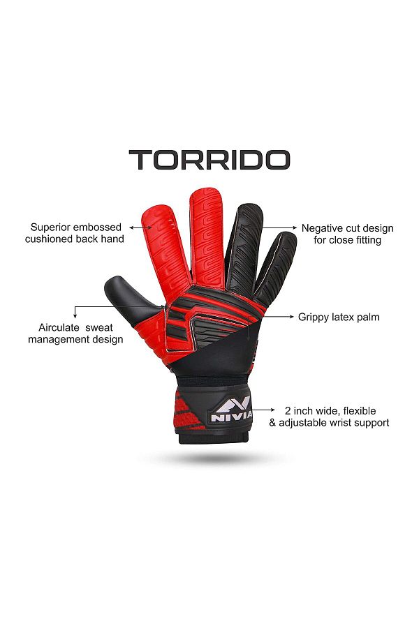 Nivia torrido goalkeeper gloves outlet