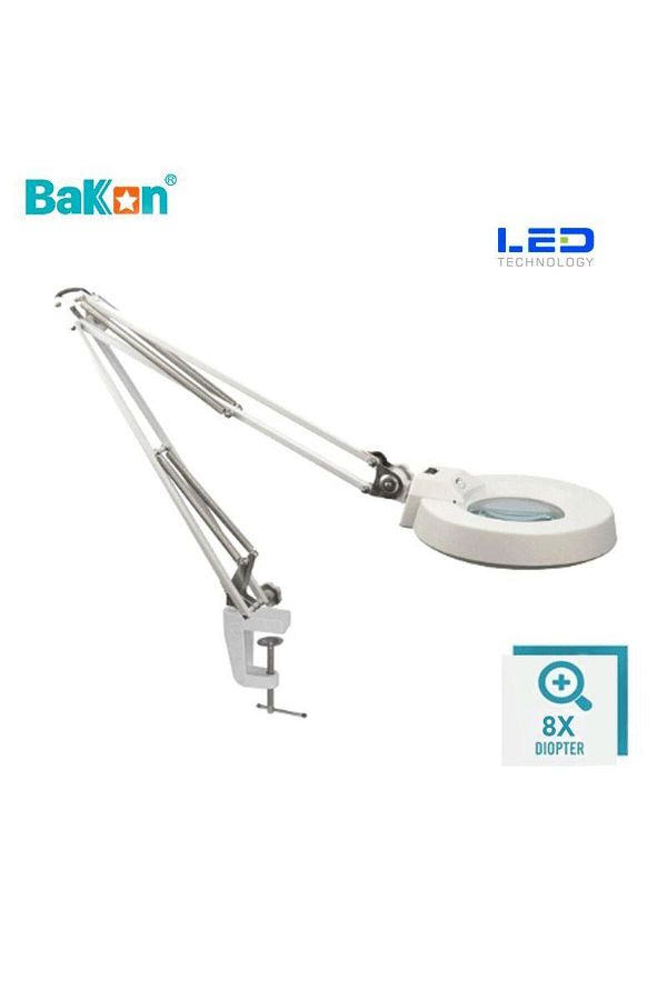 BAKON-127 mm 8 Diopter Lens - Bk500C-8X 15W Led Acrobat Magnifier (Loop) 1