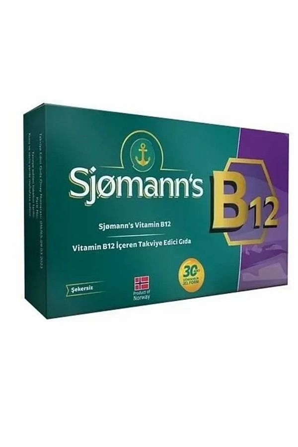 EASYVİT-Easyvit Sjomann's 30 Chewable Gel Forms Containing Vitamin B12 1