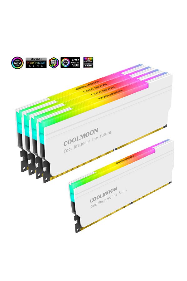 Choice-مبدد حرارة ذاكرة الوصول العشوائي ARGB 5V-3PIN Aura Sync DDR4 DDR3 مع وسادة حرارية من السيليكون للمكتب... 1