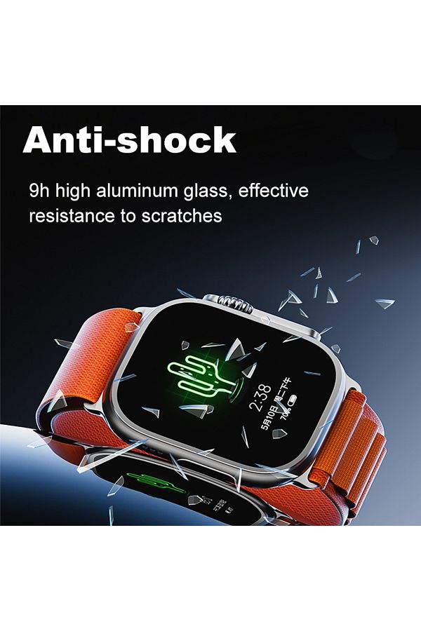 Choice 2 5Pcs High Definition 9H Tempered Glass Smartwatch Screen Protector for Apple Watch Ultra 2 49mm Trendyol