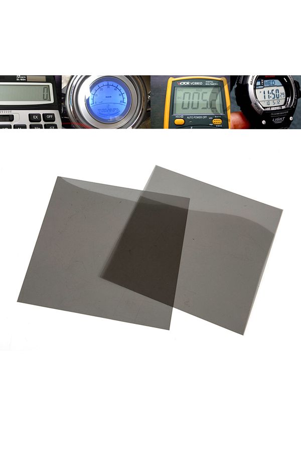 Choice-18cm Polarizing Film Polarizer Watch Multimeter Calculator LCD Display Repair 1