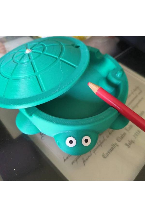 Choice Mini Turtle Sandbox w Lid Turtle Sandbox Figurine Turtle Storage Container Turtle Ashtray Trendyol