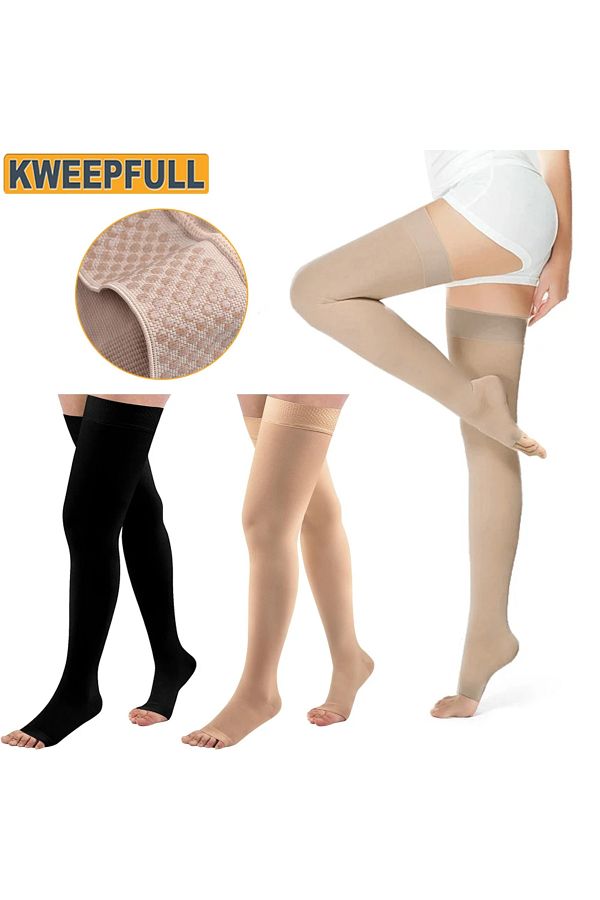Footless thigh high compression stockings new arrivals