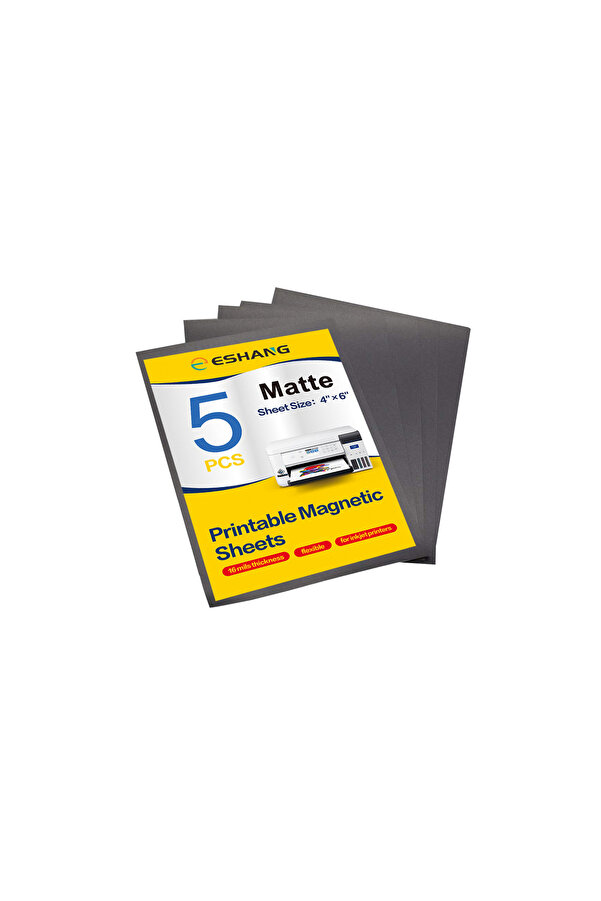 Choice ESHANG 5 Sheets Printable Magnetic Sheets 4 x 6 Inch Matte