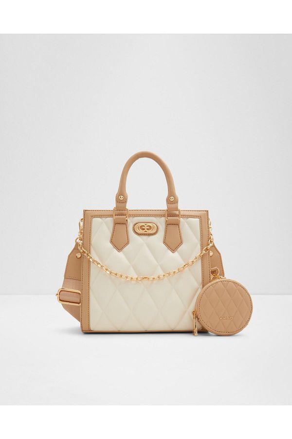 Aldo Women s Beige Handbag And Coin Purse Set With Single Compartment Trendyol