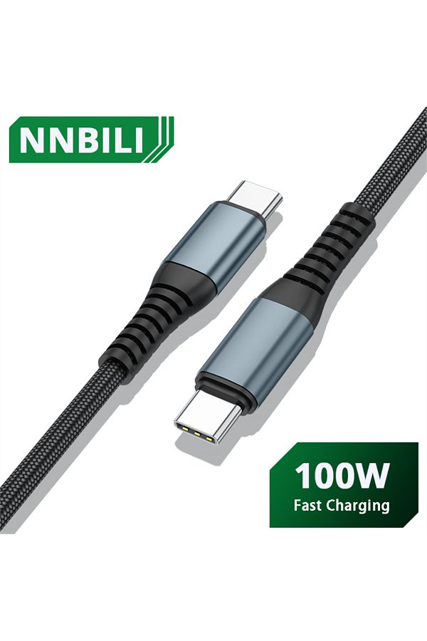 Choice-100W USB C To USB Type C Cable USBC PD Fast Charging Charger Cord USB-C 5A TypeC Cable 1M 2M For ... 1
