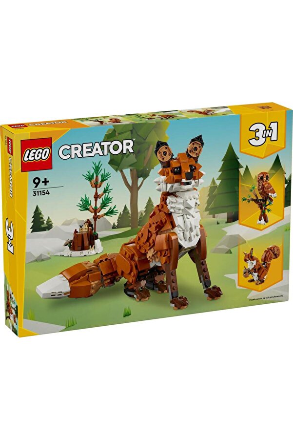 LEGO Creator 3-in-1 31154 - Orman Hayvanları: Kızıl Tilki (667 Parça)