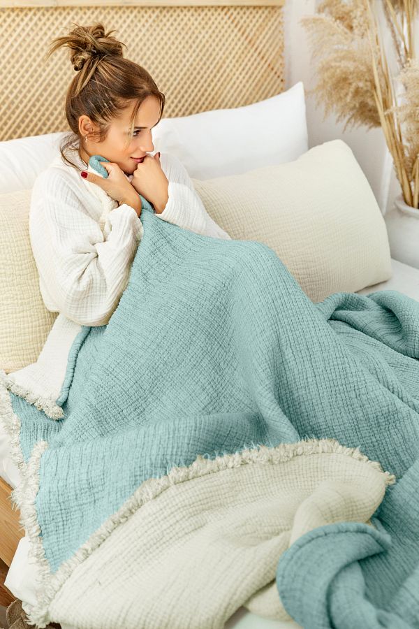 Muslin quilts king size outlet