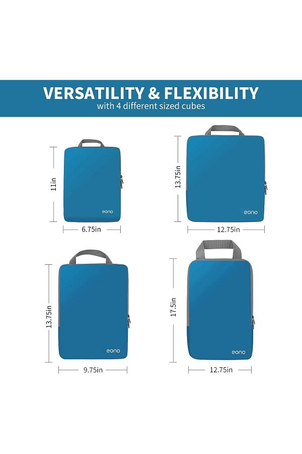 EONO Travel Luggage Organizer Set Compression Packing Cubes Trendyol