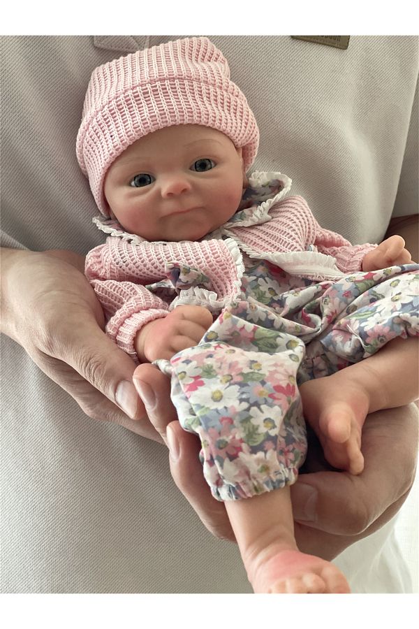 Choice 33cm Washable Coco Solid Silicone Bebe Reborn Girl Soft Touch Feeling Handmade Painted Skin Lifel. Trendyol
