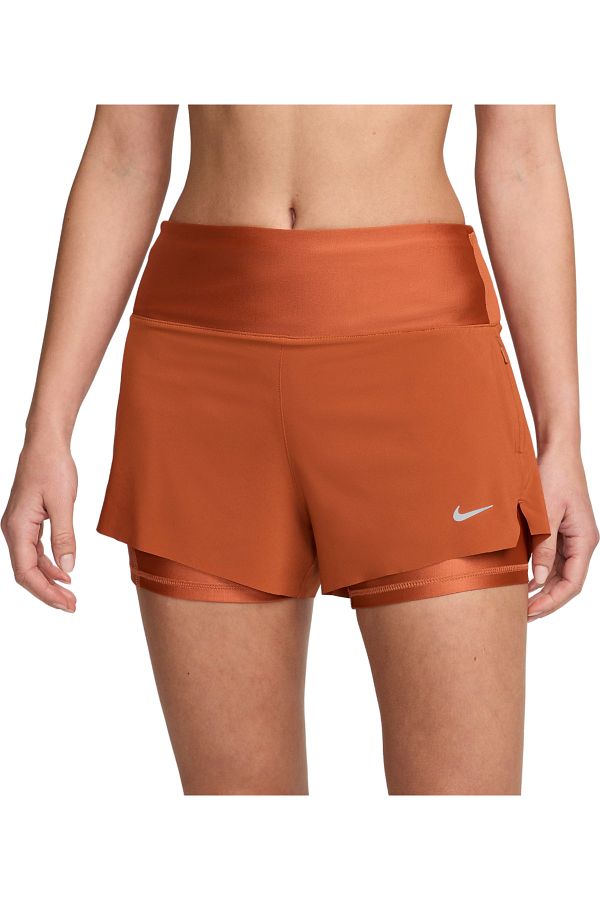Nike Dri Fit Swift Mid Rise 8cm 2 in 1 Women s Running Shorts Trendyol