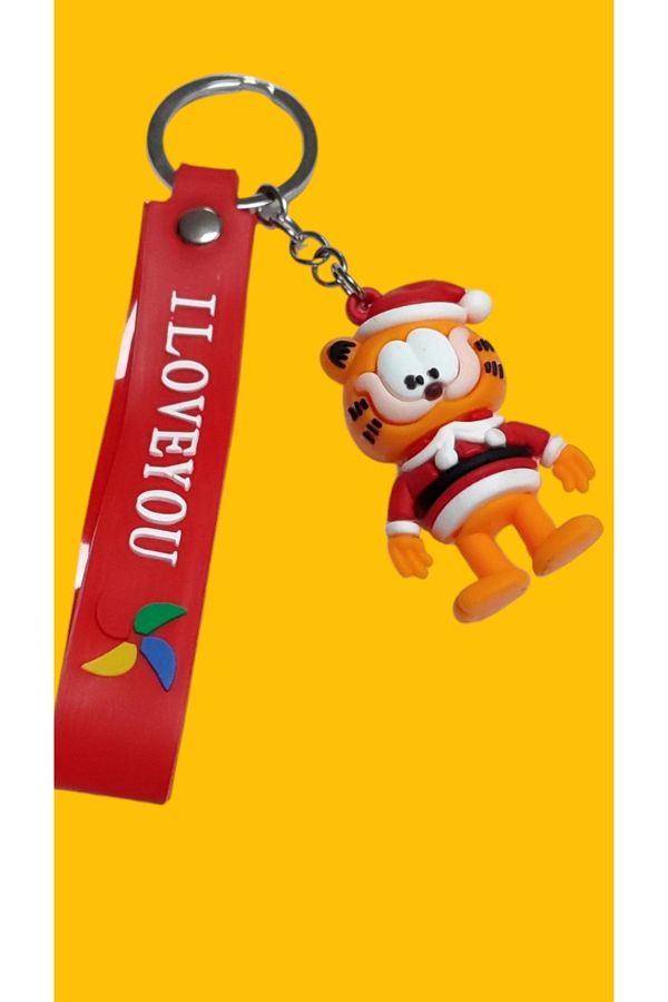 TRENDPAZAR-Garfield Keychain 3D Keychain Stylish Design Gift Keychains 1
