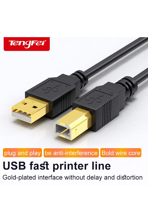 Choice USB 2.0 Printer Cable Type C To USB B Printing Wires For HP Fax Machine Scanner Computer Connecti. Trendyol