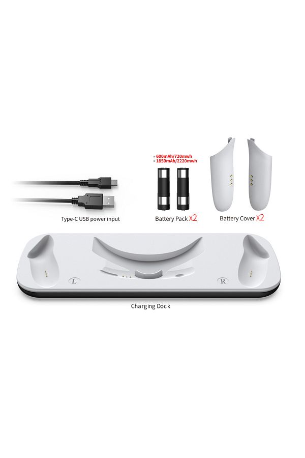 HKFZ-Wireless Charging Dock for Meta Quest 3, Oculus VR Accessories Charger Station Controller Battery... 1